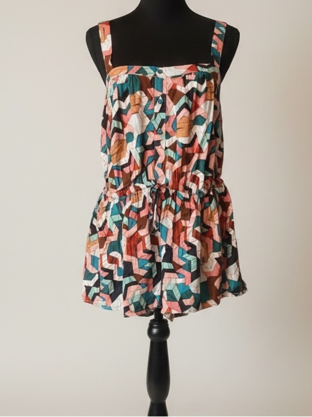Lane Bryant Women’s Multicolor Geometric Print Skirt